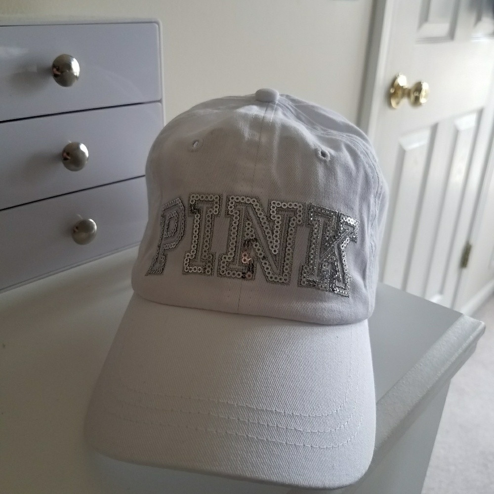 NEW Victoria's Secret PINK Bling Logo Baseball Hat